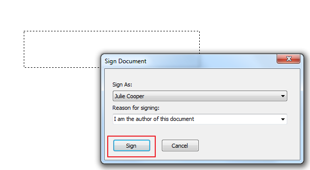 creating a digital signature in pdf
